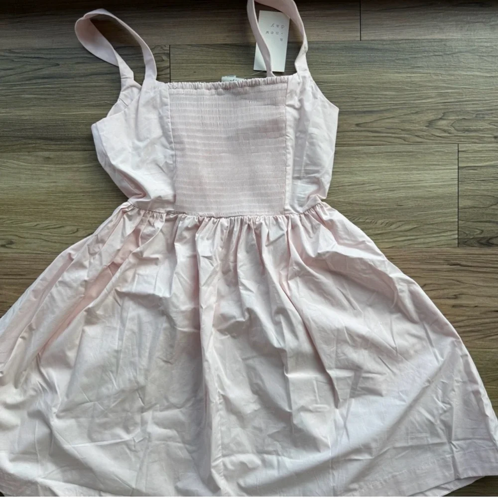A New Day Light Pink corset Mini Dress xs nwt - Picture 3 of 3